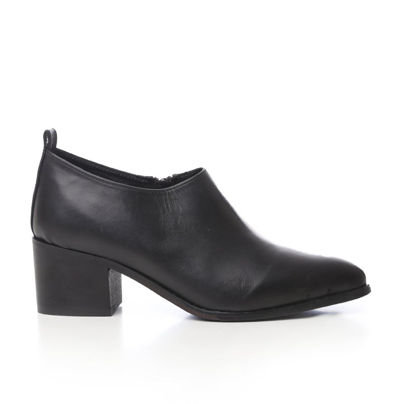 Mr.joe Block Heel Ankle Boots Black - Image 1